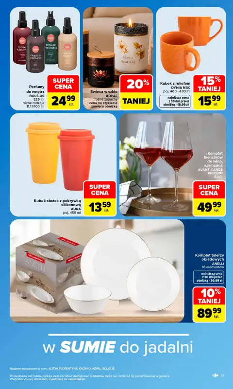 Carrefour - gazetka promocyjna Gazetka Same okazje od poniedziałku 21.09 do soboty 03.10 - strona 9
