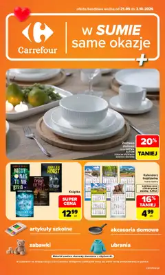 Carrefour - gazetka promocyjna Gazetka Same okazje od poniedziałku 21.09 do soboty 03.10