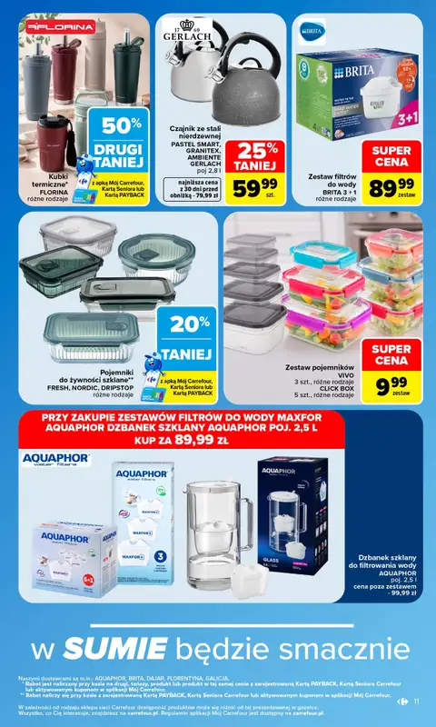 Carrefour - gazetka promocyjna Gazetka Same okazje od poniedziałku 21.09 do soboty 03.10 - strona 11