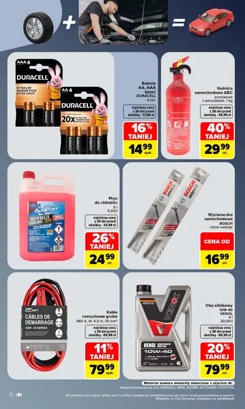 Carrefour - gazetka promocyjna Gazetka Same okazje od poniedziałku 21.09 do soboty 03.10 - strona 12