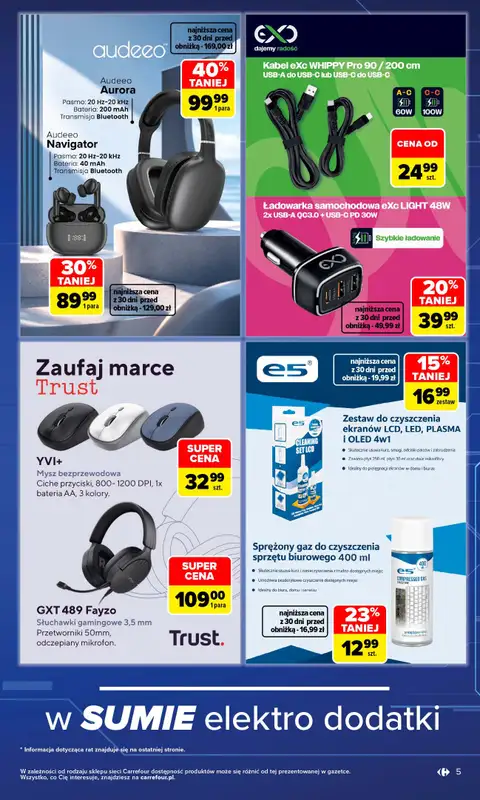 Carrefour - gazetka promocyjna Gazetka Multimedia dla każdego od poniedziałku 21.09 do soboty 10.10 - strona 5
