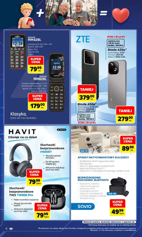 Carrefour - gazetka promocyjna Gazetka Multimedia dla każdego od poniedziałku 21.09 do soboty 10.10 - strona 6