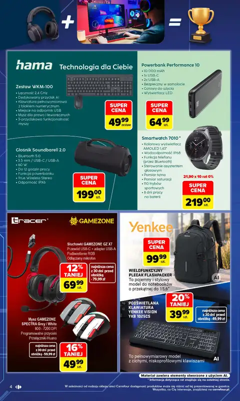 Carrefour - gazetka promocyjna Gazetka Multimedia dla każdego od poniedziałku 21.09 do soboty 10.10 - strona 4