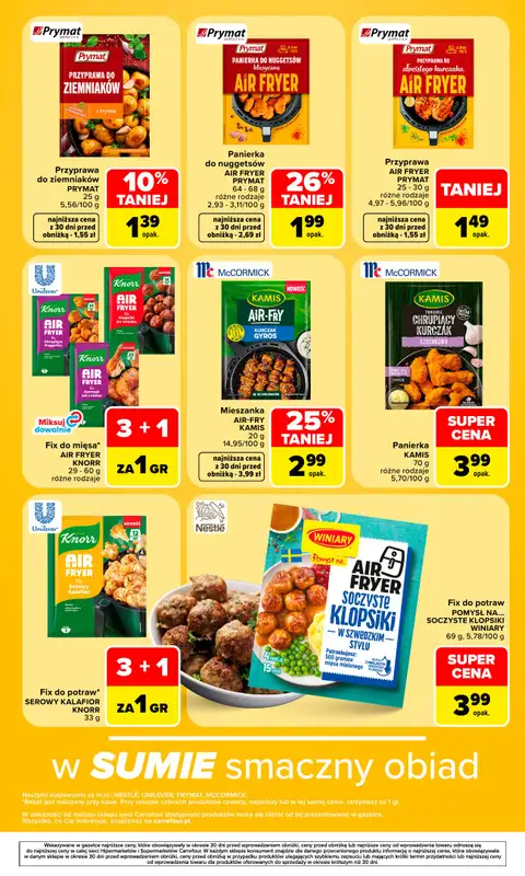 Carrefour - gazetka promocyjna Gazetka Air fryer smaczne wypieki od poniedziałku 21.09 do soboty 26.09 - strona 5