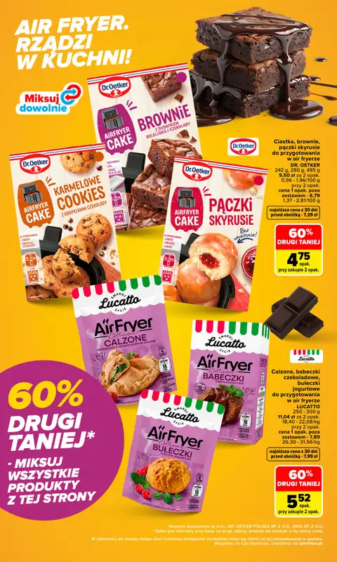 Carrefour - gazetka promocyjna Gazetka Air fryer smaczne wypieki od poniedziałku 21.09 do soboty 26.09 - strona 4