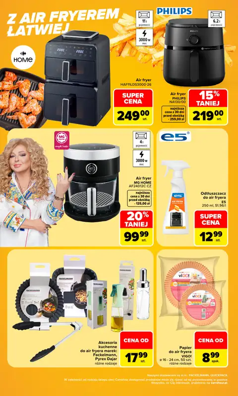 Carrefour - gazetka promocyjna Gazetka Air fryer smaczne wypieki od poniedziałku 21.09 do soboty 26.09 - strona 2