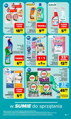 Carrefour Market - gazetka promocyjna Gazetka Carrefour Market od poniedziałku od poniedziałku 21.09 do soboty 26.09 - strona 43
