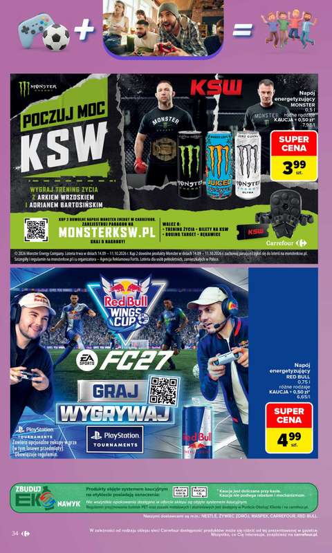 Carrefour Market - gazetka promocyjna Gazetka Carrefour Market od poniedziałku od poniedziałku 21.09 do soboty 26.09 - strona 36