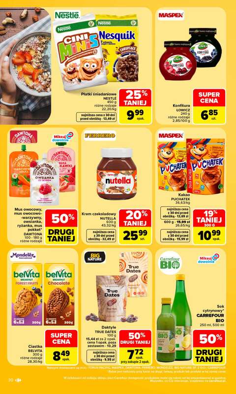 Carrefour Market - gazetka promocyjna Gazetka Carrefour Market od poniedziałku od poniedziałku 21.09 do soboty 26.09 - strona 32