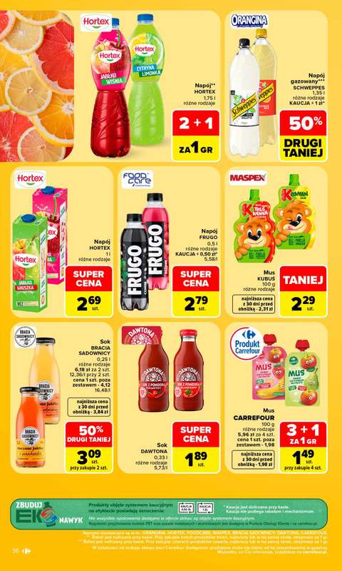 Carrefour Market - gazetka promocyjna Gazetka Carrefour Market od poniedziałku od poniedziałku 21.09 do soboty 26.09 - strona 38
