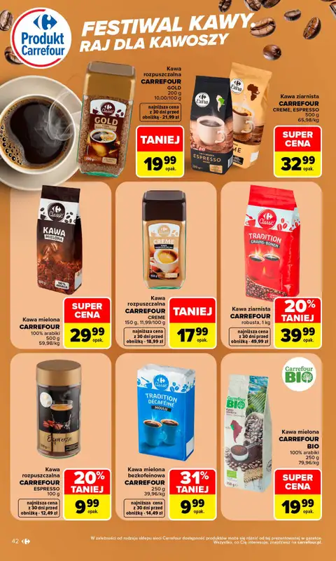 Carrefour Market - gazetka promocyjna Gazetka Carrefour Market od poniedziałku od poniedziałku 21.09 do soboty 26.09 - strona 44