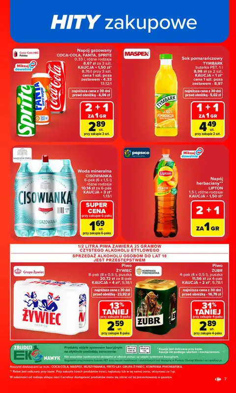 Carrefour Market - gazetka promocyjna Gazetka Carrefour Market od poniedziałku od poniedziałku 21.09 do soboty 26.09 - strona 9