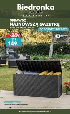 Biedronka Home - gazetka promocyjna Najlepsze oferty od soboty 19.09 do piątku 11.12