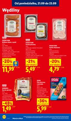 Lidl - gazetka promocyjna Oferta od poniedziałku od poniedziałku 21.09 do środy 23.09 - strona 64