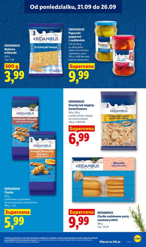 Lidl - gazetka promocyjna Oferta od poniedziałku od poniedziałku 21.09 do środy 23.09 - strona 47