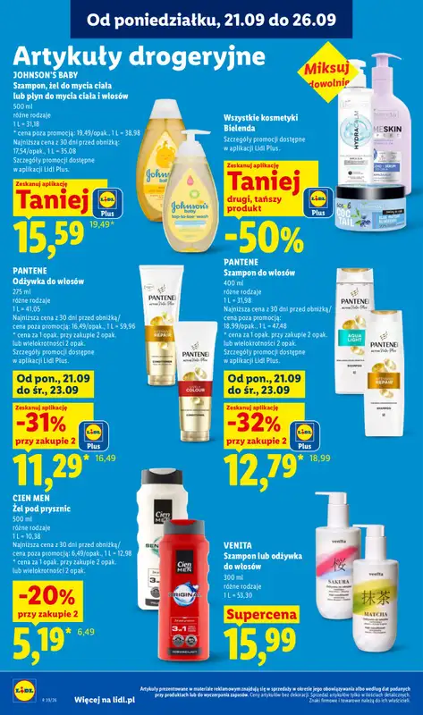 Lidl - gazetka promocyjna Oferta od poniedziałku od poniedziałku 21.09 do środy 23.09 - strona 94