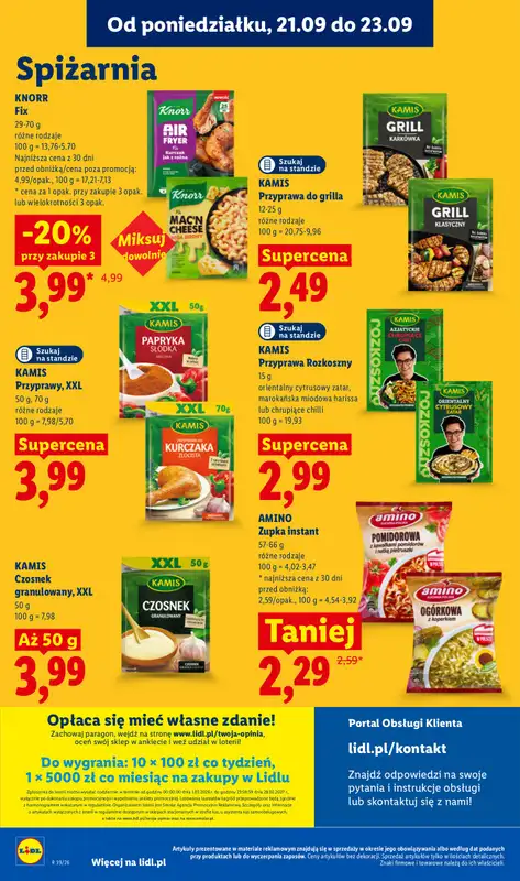 Lidl - gazetka promocyjna Oferta od poniedziałku od poniedziałku 21.09 do środy 23.09 - strona 86