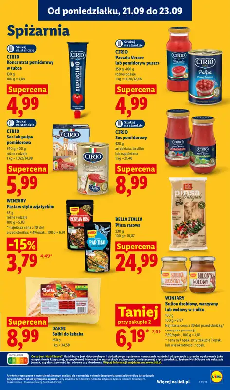 Lidl - gazetka promocyjna Oferta od poniedziałku od poniedziałku 21.09 do środy 23.09 - strona 87