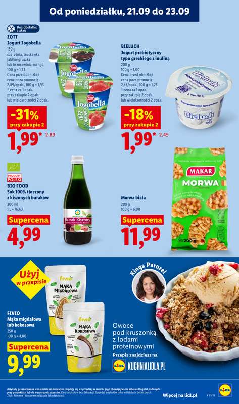 Lidl - gazetka promocyjna Oferta od poniedziałku od poniedziałku 21.09 do środy 23.09 - strona 59