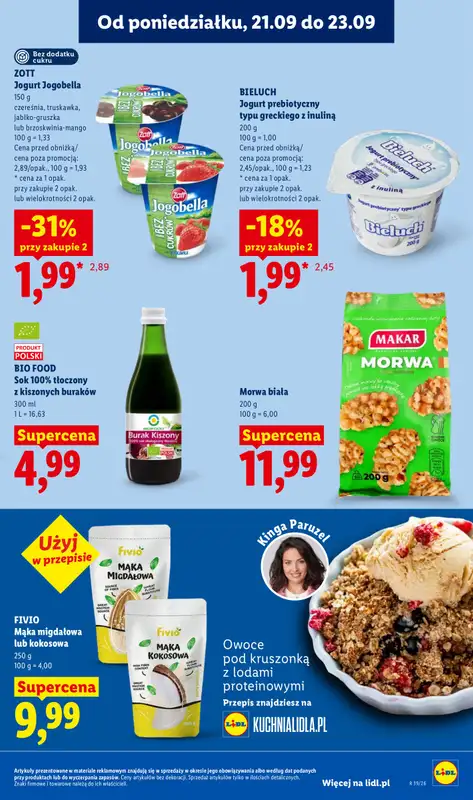 Lidl - gazetka promocyjna Oferta od poniedziałku od poniedziałku 21.09 do środy 23.09 - strona 59