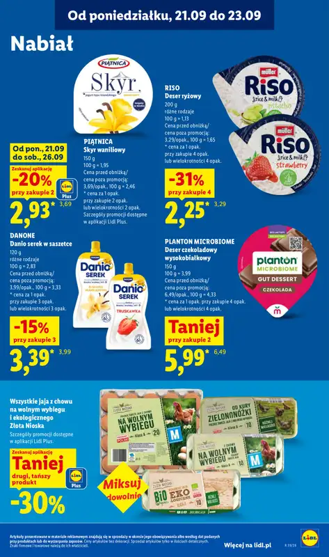 Lidl - gazetka promocyjna Oferta od poniedziałku od poniedziałku 21.09 do środy 23.09 - strona 67
