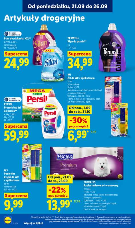 Lidl - gazetka promocyjna Oferta od poniedziałku od poniedziałku 21.09 do środy 23.09 - strona 96