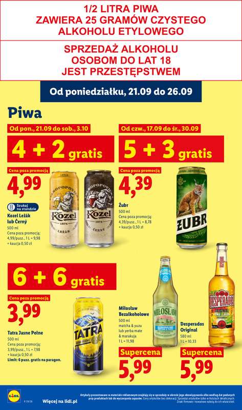 Lidl - gazetka promocyjna Oferta od poniedziałku od poniedziałku 21.09 do środy 23.09 - strona 78