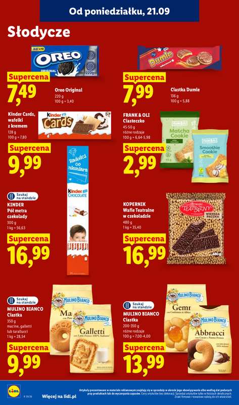Lidl - gazetka promocyjna Oferta od poniedziałku od poniedziałku 21.09 do środy 23.09 - strona 68