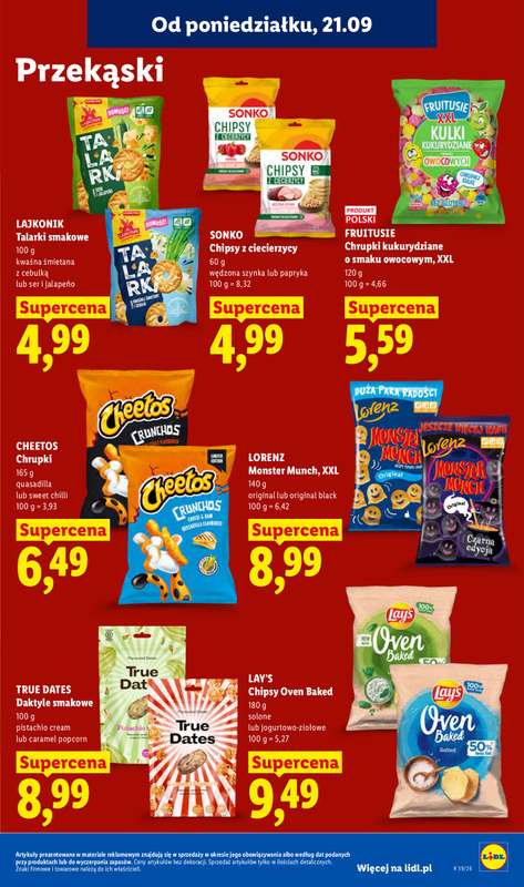 Lidl - gazetka promocyjna Oferta od poniedziałku od poniedziałku 21.09 do środy 23.09 - strona 83