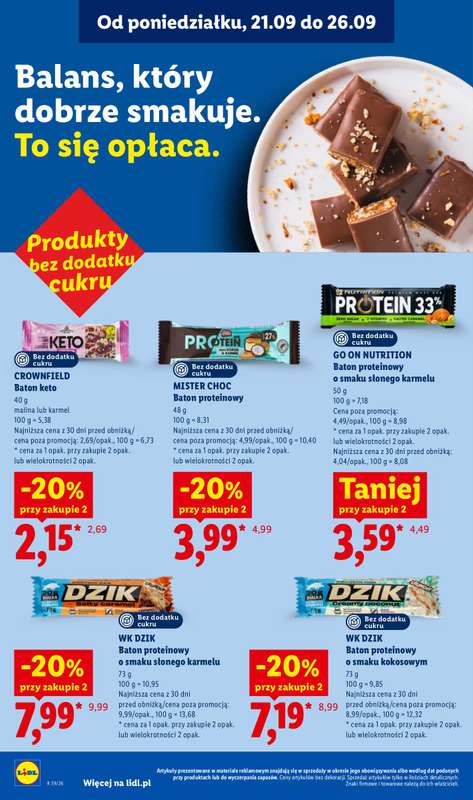 Lidl - gazetka promocyjna Oferta od poniedziałku od poniedziałku 21.09 do środy 23.09 - strona 56