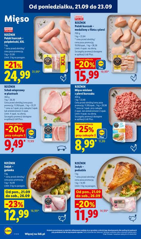 Lidl - gazetka promocyjna Oferta od poniedziałku od poniedziałku 21.09 do środy 23.09 - strona 60