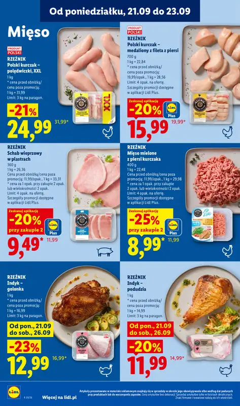 Lidl - gazetka promocyjna Oferta od poniedziałku od poniedziałku 21.09 do środy 23.09 - strona 60