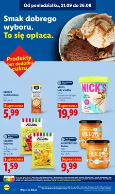 Lidl - gazetka promocyjna Oferta od poniedziałku od poniedziałku 21.09 do środy 23.09 - strona 58