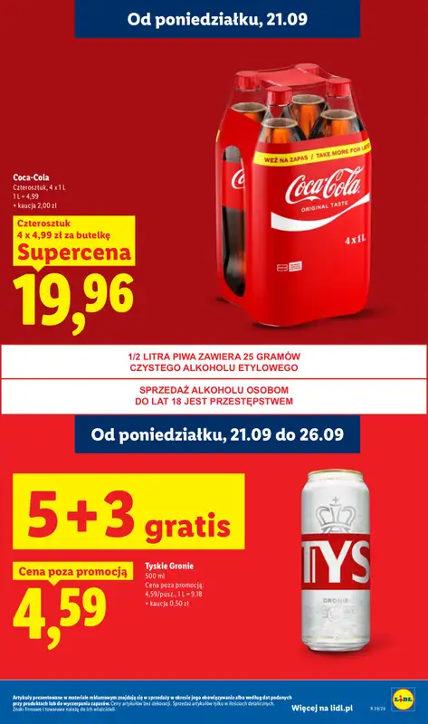 Lidl - gazetka promocyjna Oferta od poniedziałku od poniedziałku 21.09 do środy 23.09 - strona 25