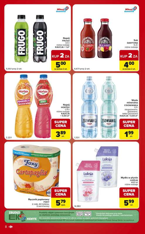 Carrefour Market - gazetka promocyjna Gazetka Ekspresowe zakupy od wtorku 22.09 do poniedziałku 28.09 - strona 8