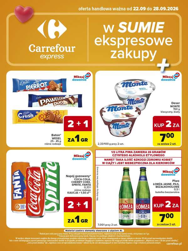 Carrefour Express - gazetka promocyjna Gazetka Express od wtorku 22.09 do poniedziałku 28.09 - strona 2