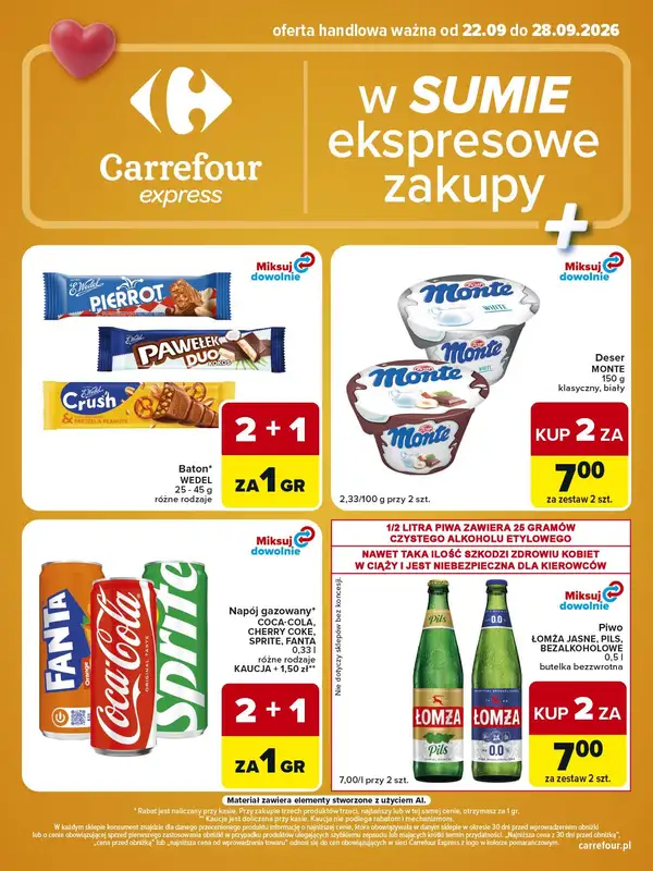 Carrefour Express - gazetka promocyjna Gazetka Express od wtorku 22.09 do poniedziałku 28.09 - strona 2