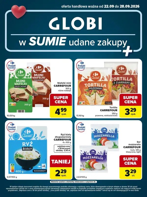Globi - gazetka promocyjna Gazetka Globi od wtorku 22.09 do poniedziałku 28.09 - strona 2