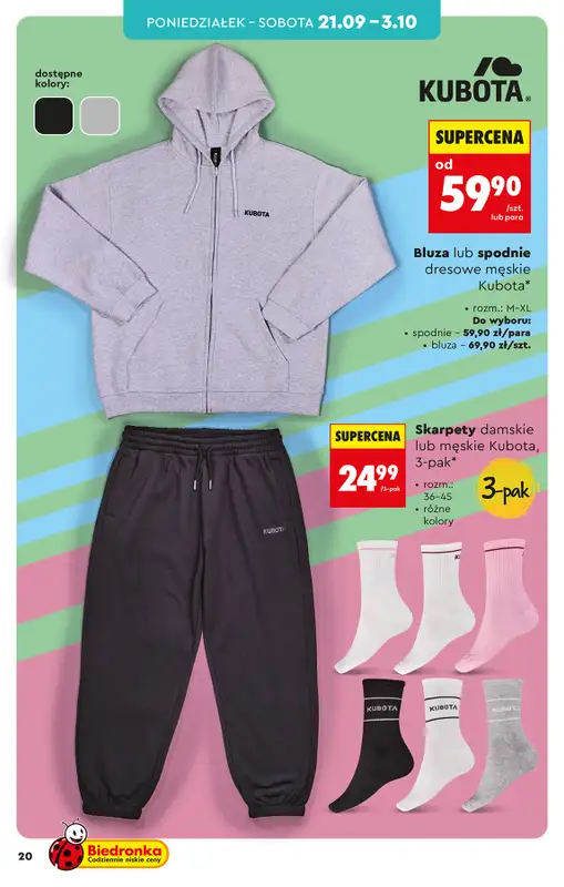 Biedronka - gazetka promocyjna Hity i inspiracje, od 19.09 od soboty 19.09 do środy 07.10 - strona 22