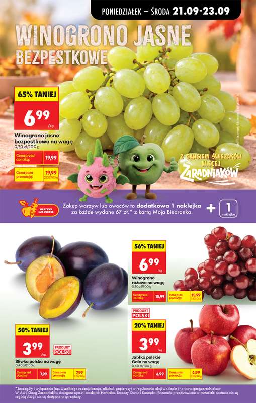 Biedronka - gazetka promocyjna Od poniedziałku od poniedziałku 21.09 do soboty 26.09 - strona 37