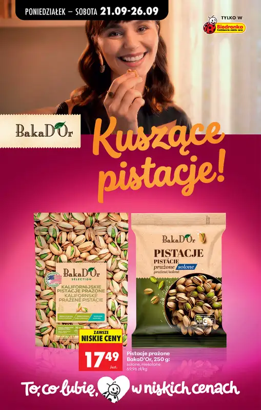 Biedronka - gazetka promocyjna Od poniedziałku od poniedziałku 21.09 do soboty 26.09 - strona 65