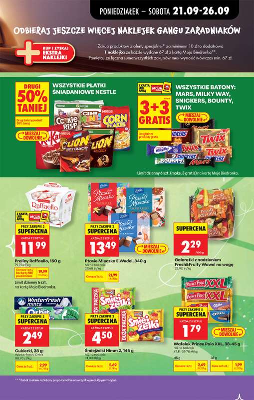 Biedronka - gazetka promocyjna Od poniedziałku od poniedziałku 21.09 do soboty 26.09 - strona 27