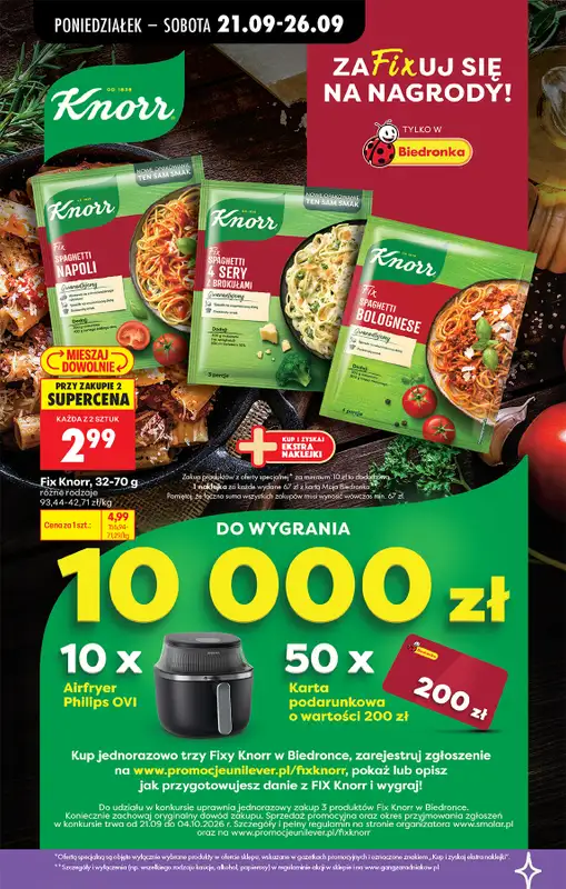 Biedronka - gazetka promocyjna Od poniedziałku od poniedziałku 21.09 do soboty 26.09 - strona 69