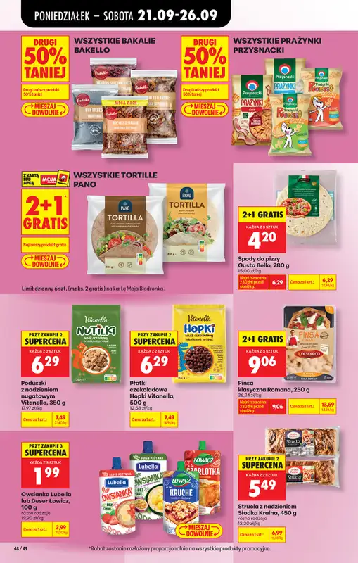 Biedronka - gazetka promocyjna Od poniedziałku od poniedziałku 21.09 do soboty 26.09 - strona 76