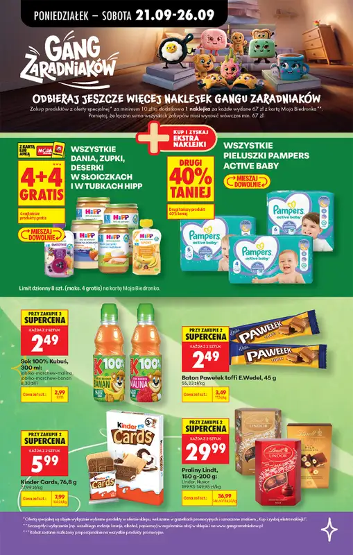 Biedronka - gazetka promocyjna Od poniedziałku od poniedziałku 21.09 do soboty 26.09 - strona 30