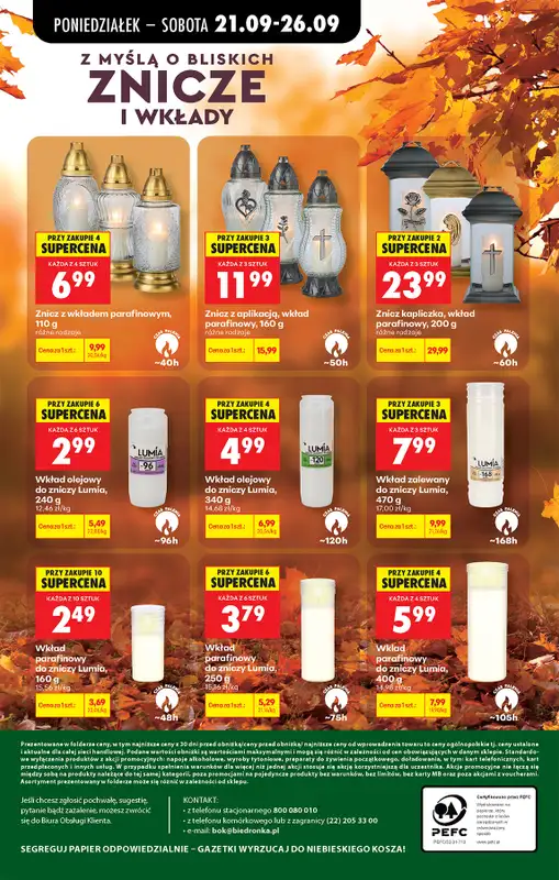 Biedronka - gazetka promocyjna Od poniedziałku od poniedziałku 21.09 do soboty 26.09 - strona 99