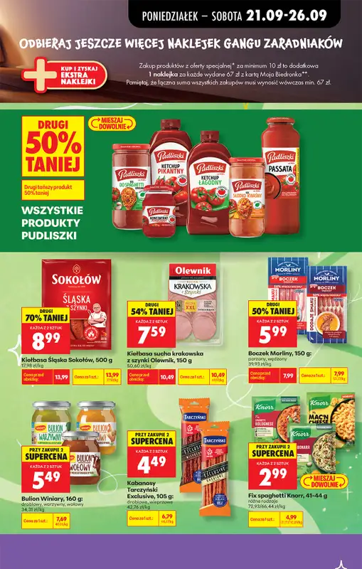 Biedronka - gazetka promocyjna Od poniedziałku od poniedziałku 21.09 do soboty 26.09 - strona 25