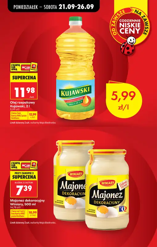 Biedronka - gazetka promocyjna Od poniedziałku od poniedziałku 21.09 do soboty 26.09 - strona 10