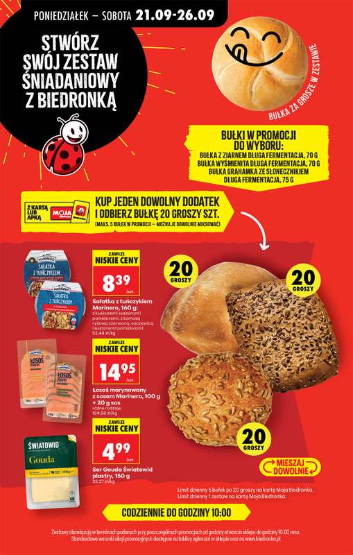 Biedronka - gazetka promocyjna Od poniedziałku, Z ladą tradycyjną od poniedziałku 21.09 do soboty 26.09 - strona 46