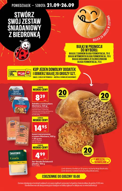 Biedronka - gazetka promocyjna Od poniedziałku, Z ladą tradycyjną od poniedziałku 21.09 do soboty 26.09 - strona 46